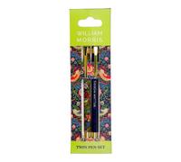 Puckator William Morris Twin Pen Set - Great Gifts for Students From Teachers - End of term Pen as Class Gifts for Pupils - Student Starter Pack Pen