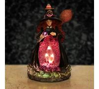 Puckator Witches Crystal Cave LED Backflow Incense Burner - Home Zen Meditation Decor Accessories - Incense Waterfall Cone Burner Spiritual Feng Shui Gothic Goth Relaxation Gifts Gift Desk Ornaments