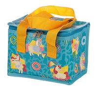 Puckator Woven Insulated Cool Bag Lunch Bag Tote - Tropical Unicorn