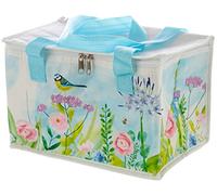 Puckator Woven Picnic Cool Bag with Botanical Gardens Design - Insulated Camping Bag - Beach Accessories for Women Men Family - Large Lunch Bags - Packed Lunch Bag - Picnic Box - Collapsable Lunchbag
