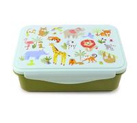Puckator Zooniverse Clip Lock Lunch Box - Lunchbox with Multi Compartments - Small Food Containers - Lunchbox for Adults and Kids - Girls Boys Lunchbox