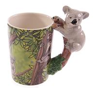 Puckator Zooniverse Koala Ceramic Shaped Handle Tea Coffee Mug - Funny Home Accessories - Cute Gifts for Girlfriend - Large Mugs for Men Women Hot Drinks - Cups Presents Secret Santa Gift - Cup Set