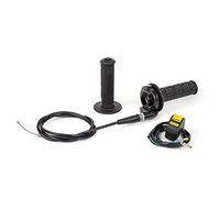 PUCKY New 7/8" 22mm Twist Throttle Accelerator Handle Grips and Cable Set with Kill On Off Switch for 50cc 110cc 150cc 250cc Mini Bike ATV Quad Pit Bike Dirtbike (Black)