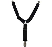 Puco Dog Diaper Suspenders for Pets - Comfortable Non-Slip Puppy Nappy Suspender Belly Bands - Black, Cotton Blend, Hook & Loop Closure, 27 inches, Small Dogs (Male & Female) - Pet Owners, Dog Owners