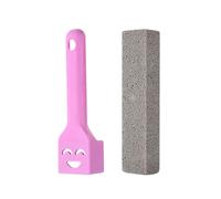 Puco Pumice Stone for Toilet Cleaning Pumice Cleaning Stone with Handle Toilet Cleaner Pumice Stone Toilet Wand Cleaner Brush Pumice Stone Brush