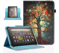 Pudazvi Universal 11 11.5 Inch Android Tablet Case,360 Degree Rotatable Kickstand Multiple Viewing Stand Case Cover for 10.5" 10.9" 11" 11.5" and All 10.5-11.5 Inch Touchscreen Tablet,Dream Tree