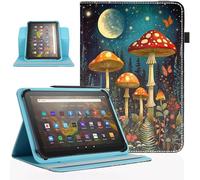 Pudazvi Universal 11 11.5 Inch Android Tablet Case,360 Degree Rotatable Kickstand Multiple Viewing Stand Case Cover for 10.5" 10.9" 11" 11.5" and All 10.5-11.5 Inch Touchscreen Tablet,Mushroom 02