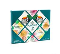 Pudding Flavour Tea Variety Pack | 6 Delicious Flavours (12 bags) including Victoria Sponge, Banoffee, Cherry Bakewell & More