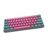 Pudding Keycaps,61 Keycaps PBT Keycaps Full Key Set Double Shot PBT Gaming Keycaps for MX Cherry Mechanical Keyboard (Only Sell Keycaps)
