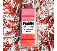 Puddle of Wax - A Thousand Wishes Soy Wax Melt Snap Bar - 50g - Christmas Scent - Vegan Friendly - Made in the UK
