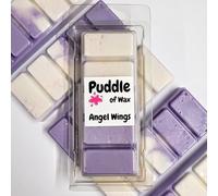 Puddle of Wax - Angel Wings Soy Wax Melt Snap Bar - 50g - Calm & Relaxing Scent - Vegan Friendly - Made in the UK