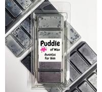 Puddle of Wax - Aventos For Him Soy Wax Melt Snap Bar - 50g - Aftershave Scent - Vegan Friendly - Made in the UK