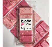 Puddle of Wax - Baby Lotion Soy Wax Melt Snap Bar - 50g - Calm & Relaxing Scent - Vegan Friendly - Made in the UK