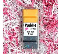 Puddle of Wax - Bum Bum Cream Soy Wax Melt Snap Bar - 50g - Calm & Relaxing Scent - Vegan Friendly - Made in the UK