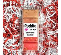 Puddle of Wax - Christmas Cookies Soy Wax Melt Snap Bar - 50g - Christmas Scent - Vegan Friendly - Made in the UK