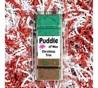 Puddle of Wax - Christmas Tree Soy Wax Melt Snap Bar - 50g - Christmas Scent - Vegan Friendly - Made in the UK