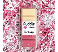 Puddle of Wax - Far Away Soy Wax Melt Snap Bar - 50g - Perfume Scent - Vegan Friendly - Made in the UK