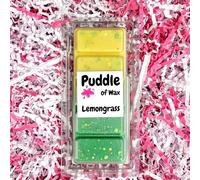 Puddle of Wax - Lemongrass Soy Wax Melt Snap Bar - 50g - Citrus Scent - Vegan Friendly - Made in the UK