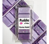 Puddle of Wax - Parma Violet Soy Wax Melt Snap Bar - 50g - Sweet Scent - Vegan Friendly - Made in the UK