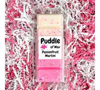 Puddle of Wax - Passionfruit Martini Soy Wax Melt Snap Bar - 50g - Cocktail Scent - Vegan Friendly - Made in the UK