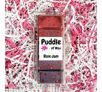 Puddle of Wax - Rose Jam Soy Wax Melt Snap Bar - 50g - Floral Scent - Vegan Friendly - Made in the UK