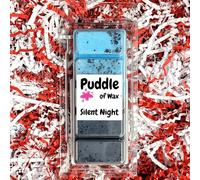 Puddle of Wax - Silent Night Soy Wax Melt Snap Bar - 50g - Christmas Scent - Vegan Friendly - Made in the UK