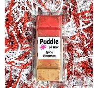 Puddle of Wax - Spicy Cinnamon Soy Wax Melt Snap Bar - 50g - Christmas Scent - Vegan Friendly - Made in the UK