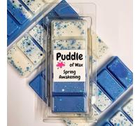 Puddle of Wax - Spring Awakening Soy Wax Melt Snap Bar - 50g - Laundry Scent - Vegan Friendly - Made in the UK