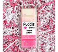 Puddle of Wax -Summer Amore Soy Wax Melt Snap Bar - 50g - Calm & Relaxing Scent - Vegan Friendly - Made in the UK