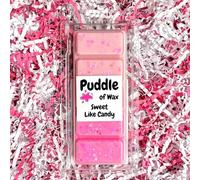 Puddle of Wax - Sweet Like Candy Soy Wax Melt Snap Bar - 50g - Perfume Scent - Vegan Friendly - Made in the UK