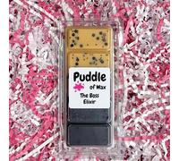Puddle of Wax - The Boss Elixir Soy Wax Melt Snap Bar - 50g - Aftershave Scent - Vegan Friendly - Made in the UK