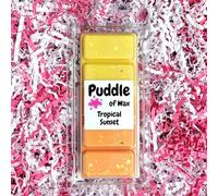 Puddle of Wax - Tropical Sunset Soy Wax Melt Snap Bar - 50g - Laundry Scent - Vegan Friendly - Made in the UK