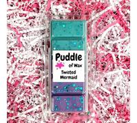 Puddle of Wax - Twisted Mermaid Soy Wax Melt Snap Bar - 50g - Fruity Scent - Vegan Friendly - Made in the UK