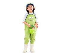 Puddle Suit 18-24 Months-Overalls For Girls Playful Cartoon Design Kids Wading And Sand Play Gear Ideal For Beach Kindergarten Outdoor Adventures