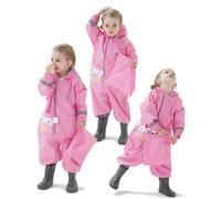 Puddle Suit 5-6 Years-Kids Rain With Reflective Cute Cartoon Design For Toddlers And Children Outdoor Play