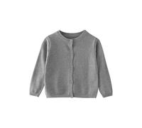 Puddle Suit 7-8 Years Kids Round Neck Sweaters Baby Girls Boys Solid Colour Jumpers Toddler Knitwear Unisex Basic Cardigans Knitted Tops Fall Winter Spring Clothes Grey 5-6 Years