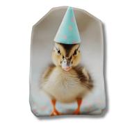 Puddles The Party Duck Stoma Bag Cover - Cute Duck with Party Hat Design for Ostomy, Colostomy, Ileostomy & Urostomy Bags - Soft, Reusable & Comfortable Pouch Cover
