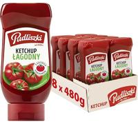 Pudliszki Heinz Mild Tomato Ketchup 480g (Pack of 8) - Mild sauce - Free From Preservatives - Multipack (Packing May Vary)