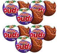 Puds Milk Chocolate Egg 35g - Smooth Milk Chocolate with Truffle Filling, Chopped Hazelnuts & Rice Crisps - Perfect Christmas Treat - Stocking Fillers (Pack Of 24)