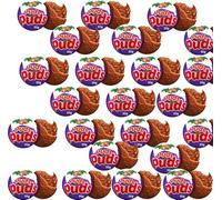 Puds Milk Chocolate Egg 35g - Smooth Milk Chocolate with Truffle Filling, Chopped Hazelnuts & Rice Crisps - Perfect Christmas Treat - Stocking Fillers (Pack of 12)