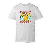 Pudsey Dabbing Bear T-Shirt, Boys Girls Children Spotty Day 2024 Pudsey Day Cartoon Kids Adults Unisex Tee Top (White, 9 Years)