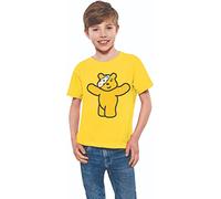 Pudsey Day T-Shirt 2024 - Kids' School Spotty Bear Design for Children Event in Need, Perfect Tee for Boys & Girls Yellow