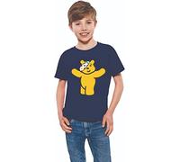 Pudsey Day T-Shirt 2024 - Kids' School Spotty Bear Design for Children Event in Need, Perfect Tee for Boys & Girls Navy