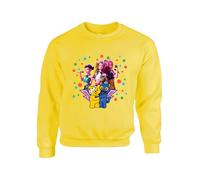 Pudsey Demon Jumper Huntrix Bear Mira Rumi Zoey Merch Sweater Tiger Animation Derpy Heroes Sweatshirt K-Pop Hunters Girls Tee Unisex Kids Top (Yellow, 7 Years)