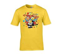 Pudsey Superhero T-Shirt, Bear Pudsey Shirt, Children Need Tshirt, Spotty Day T Shirt, Together We Can School Event Unisex Top (Yellow, XL)