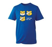 Pudsey Together We Can Bear Faces 2024 T-Shirt, Funny Spotty T-Shirt, Children School Boys Girls Adult Kids Unisex Tee Top (Royal, M)