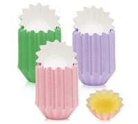 Puedno 150pcs Wax Melt Liners, Reusable Wax Melt Cases, Candle Popper Liner, Candle Wax Warmer Liner Leakproof Wax Tray for Candle Warmer