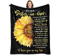 puekrtoa Sister in Law Birthday Gifts, Gift for Sister in Law for Women, Best Sisters-in-Law Wedding Gift Ideas, Sisters in Law Throw Blanket 60"X50"