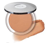 PÜR 4-in-1 Pressed Mineral Makeup Foundation, Full Coverage, SPF 15, Delivers Flawless, Breathable Coverage for All Skin Tones and Types, Gluten-Free, Vegan Friendly - Medium Tan 8g