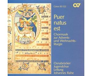 PUER NATUS EST CHORAL MUSIC - JUGENDCHOR RAHEOSNBRUCKER [CD]